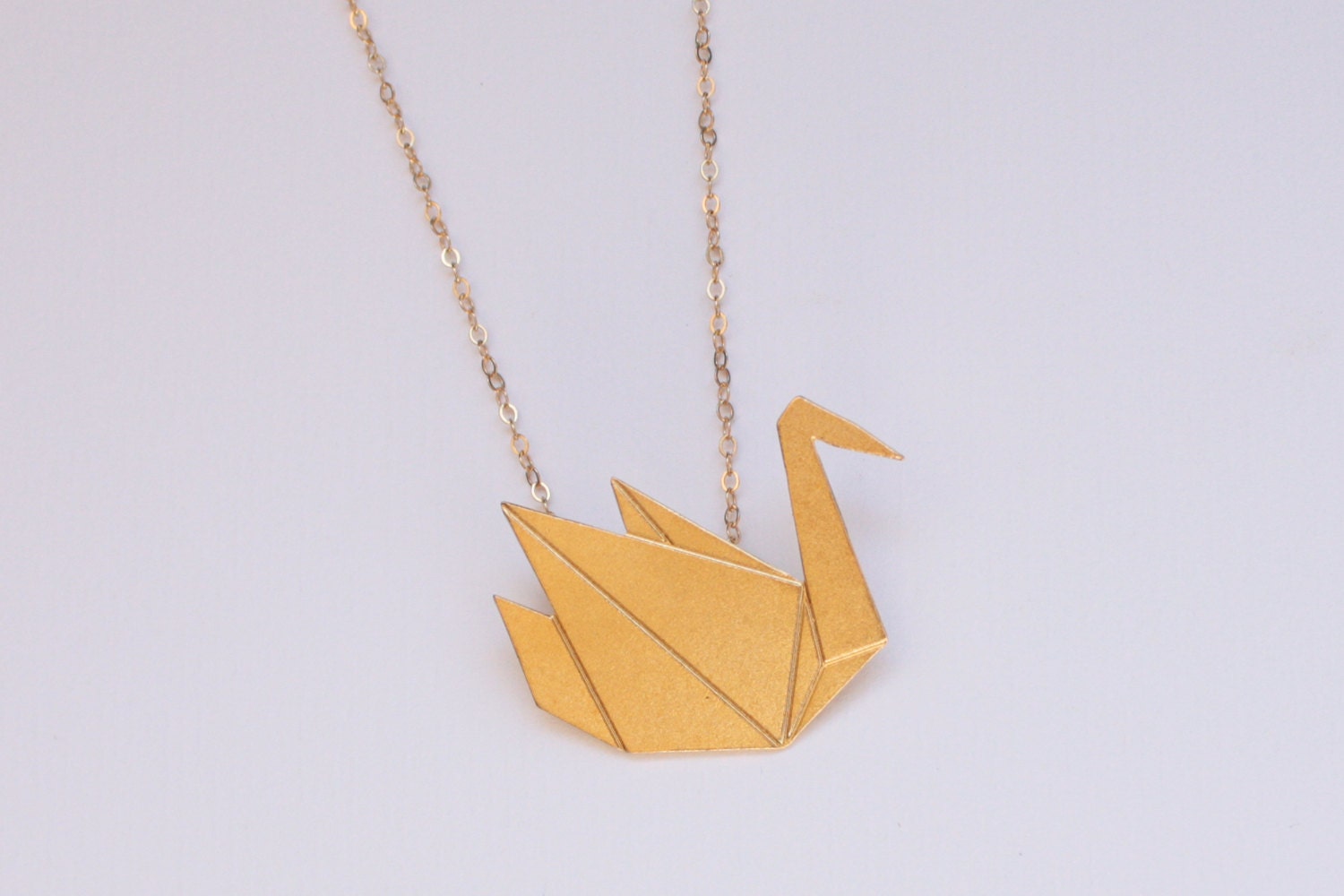 Origami swan hotsell necklace