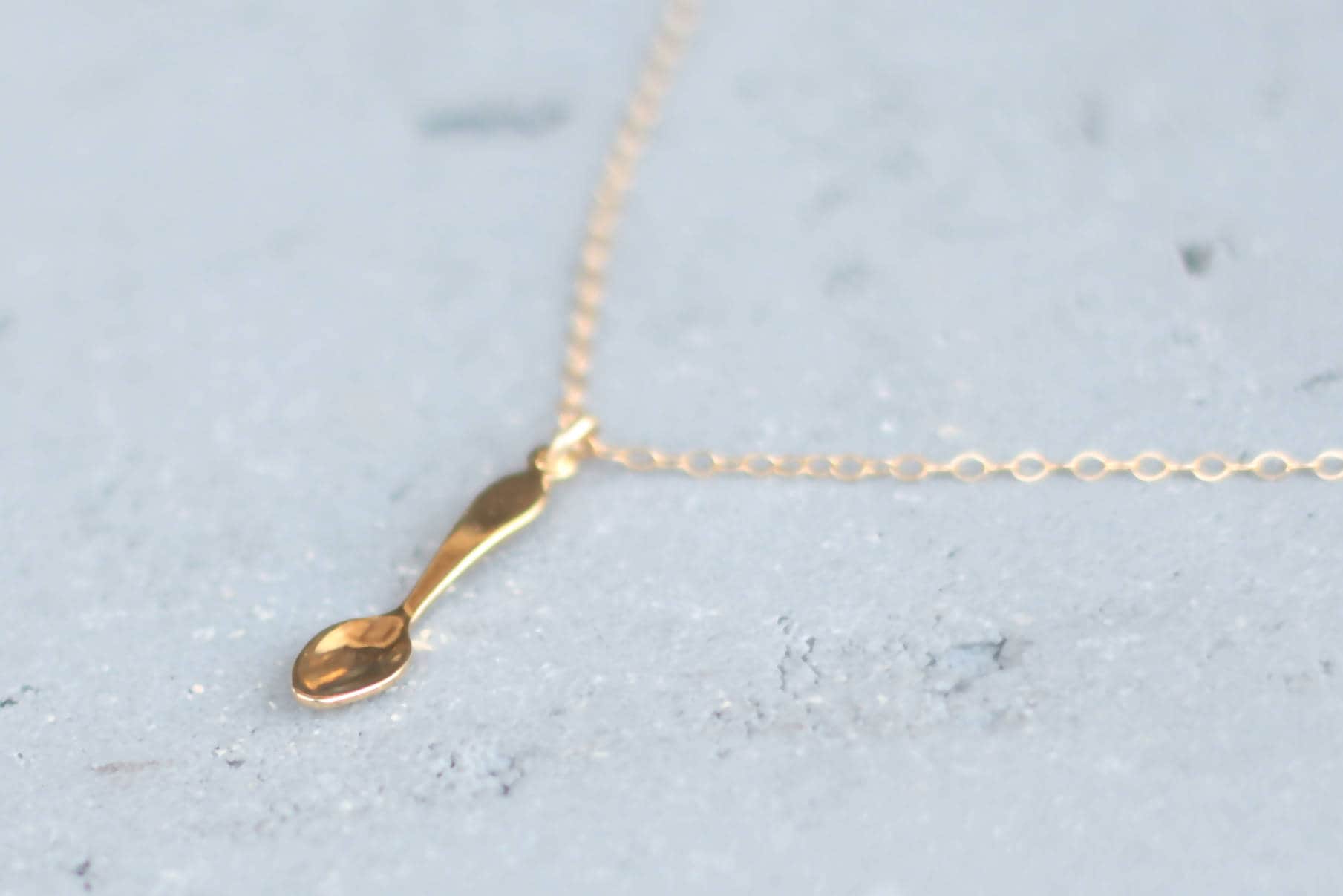 Tiny Silver Spoon Necklace -Spoonie Jewelry – Jools Worldwide