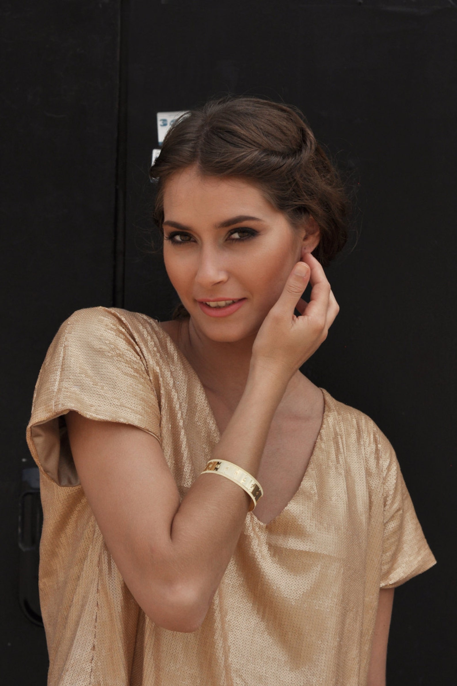 Sewing Tape Cuff Tape Measure Bracelet Gold Ruler Cuff Etsy