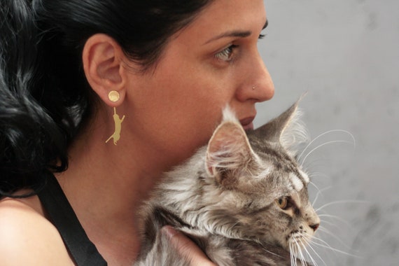 hanging animal earrings
