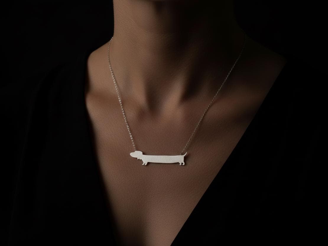 Collana Con Ciondolo Bassotto Per Donne E Amanti Della Razza – Gioiello In Acciaio Inox - 5