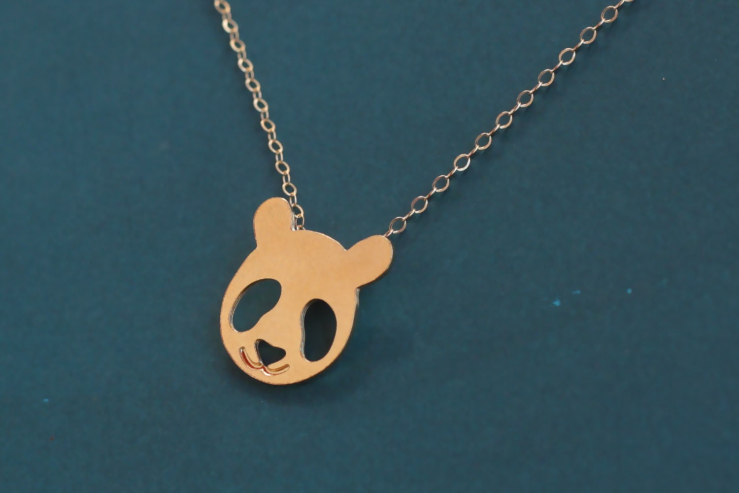 panda pendant gold