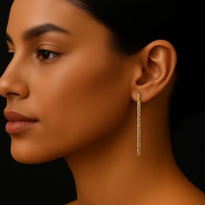 Gold Bar Studs, Bridal Earrings, Gold Bar Earrings, Bridesmaids Earrings, Minimalist Stud Earrings, Long Hammered Bar Earrings, Line Studs