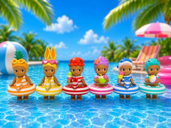 Summer Vacation Pool Floaty (Sonny Angel Accessory)