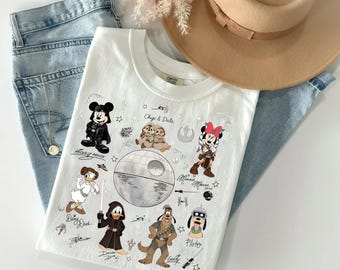 Disney Star Wars Mickey y sus amigos Firma Png, Viaje a los estudios de Hollywood de Star Wars, Que el 4 de mayo te acompañe, Princesa Leia Han Solo Png