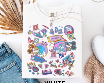 Disneyland Tokio Mickey y sus amigos PNG, diseño de castillo mágico de colores cómodos, regalo a juego de Disney Sea, viaje familiar de vacaciones a Disneyland