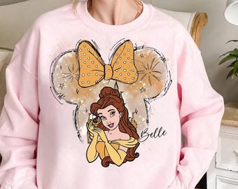 Disney Princess Belle Png, Disney Girls Trip, Disney Minnie Ears Belle Design,Princess Belle Gift,Disney Princess Png, Disney Castle Png