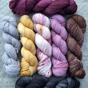 Sport weight - Handdyed Yarn - Handpainted yarn – Speckled yarn