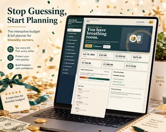 Paycheck Stretch Planner Pro – Biweekly Budget Calculator, Financial App (Offline)