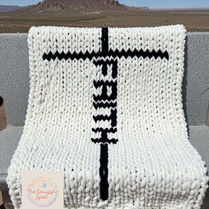 Cross Faith Chunky Knit Blanket Pattern