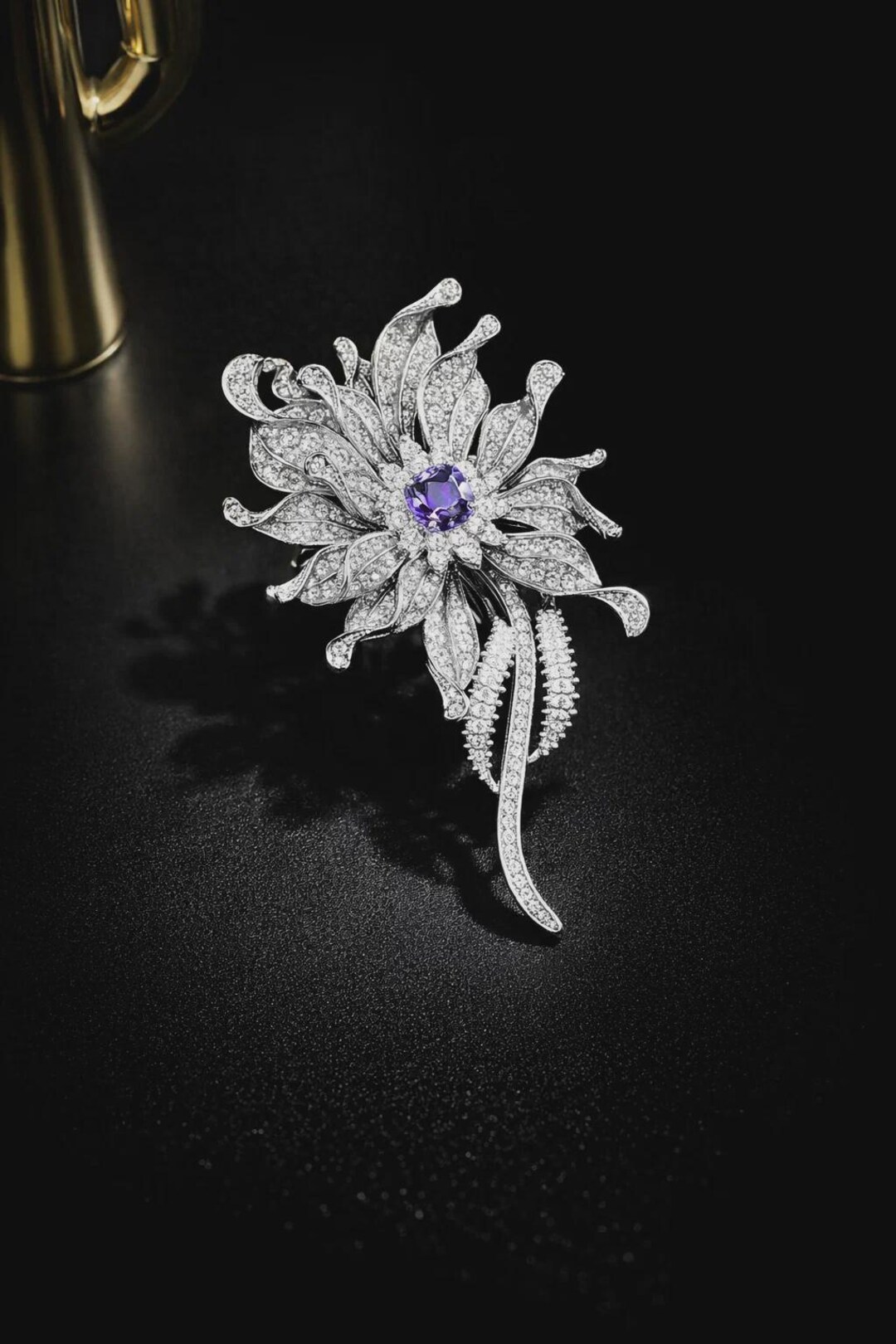 Baroque Floral Brooch Pin Vintage Style Brooch Accessory, Retro ...
