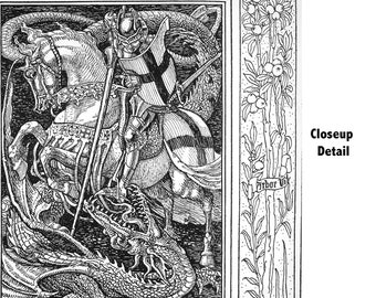 Medieval Renaissance Engraving Woodcut Images / Digital Download