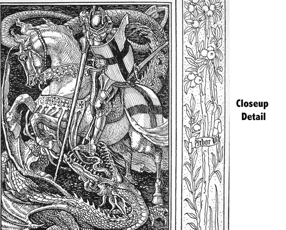 Medieval Renaissance Engraving Woodcut Images / Digital Download
