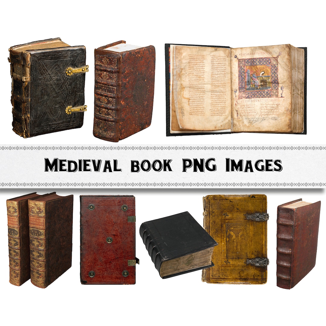 Medieval Book PNG Images / Digital Download / Commercial Use / Library ...