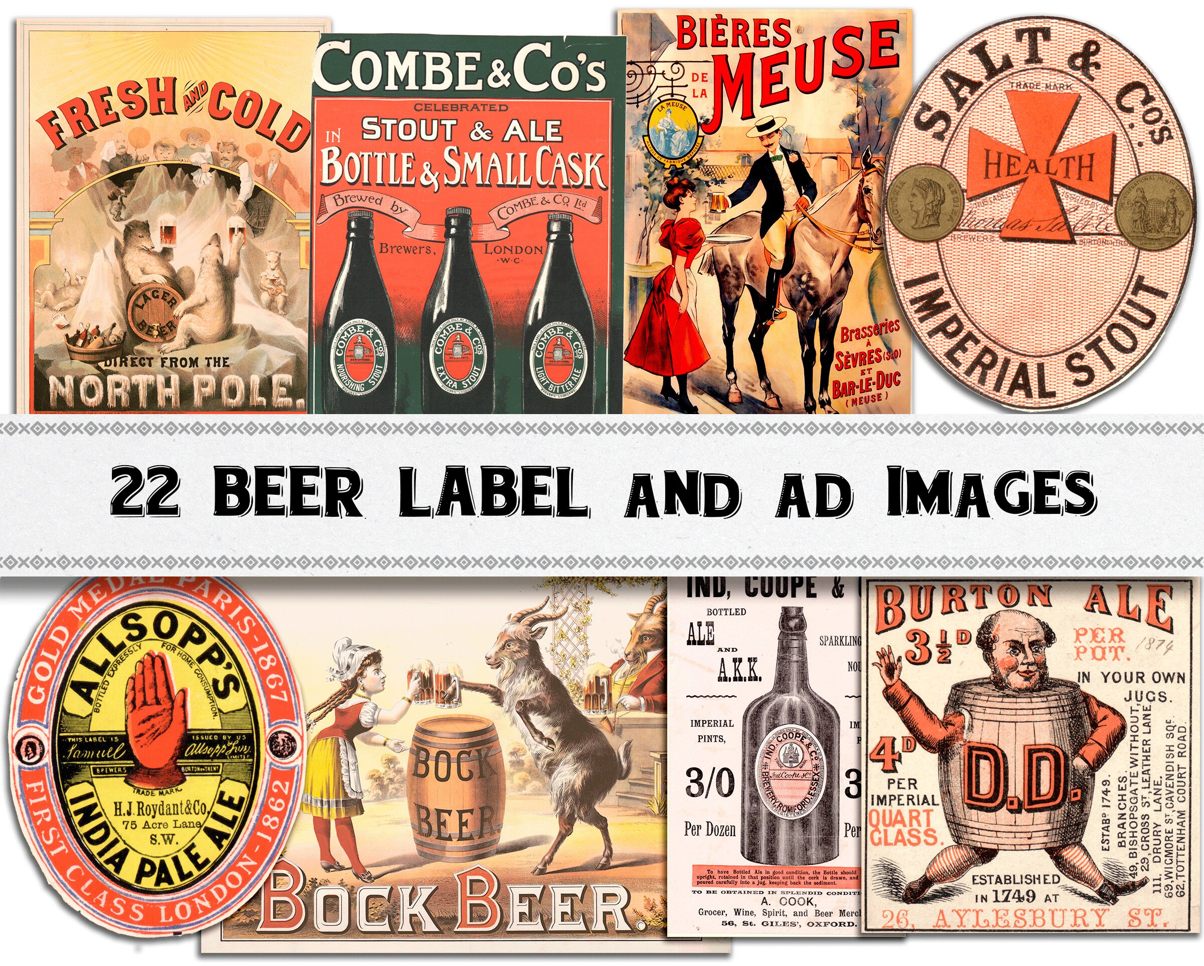 Vintage Beer Labels