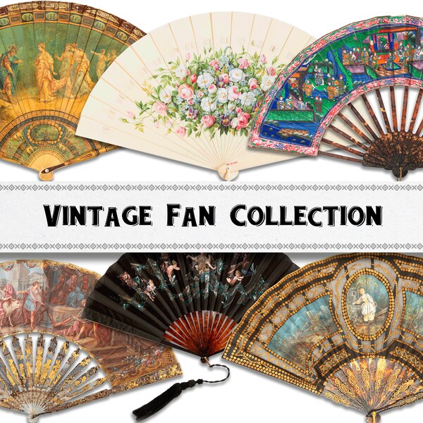 Vintage Hand Fan - Etsy