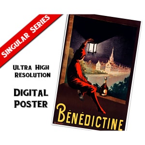 Descarga de carteles publicitarios vintage de la década de 1920 / Ultra alta resolución / Uso de impresión comercial
