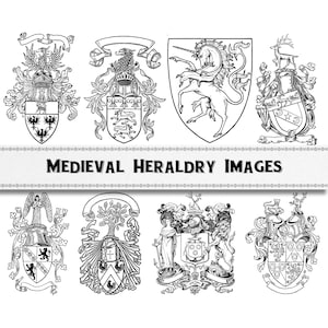 Medieval Heraldry / Coat of Arms / SVG images / Digital Download / Commercial Use / Knight Armor