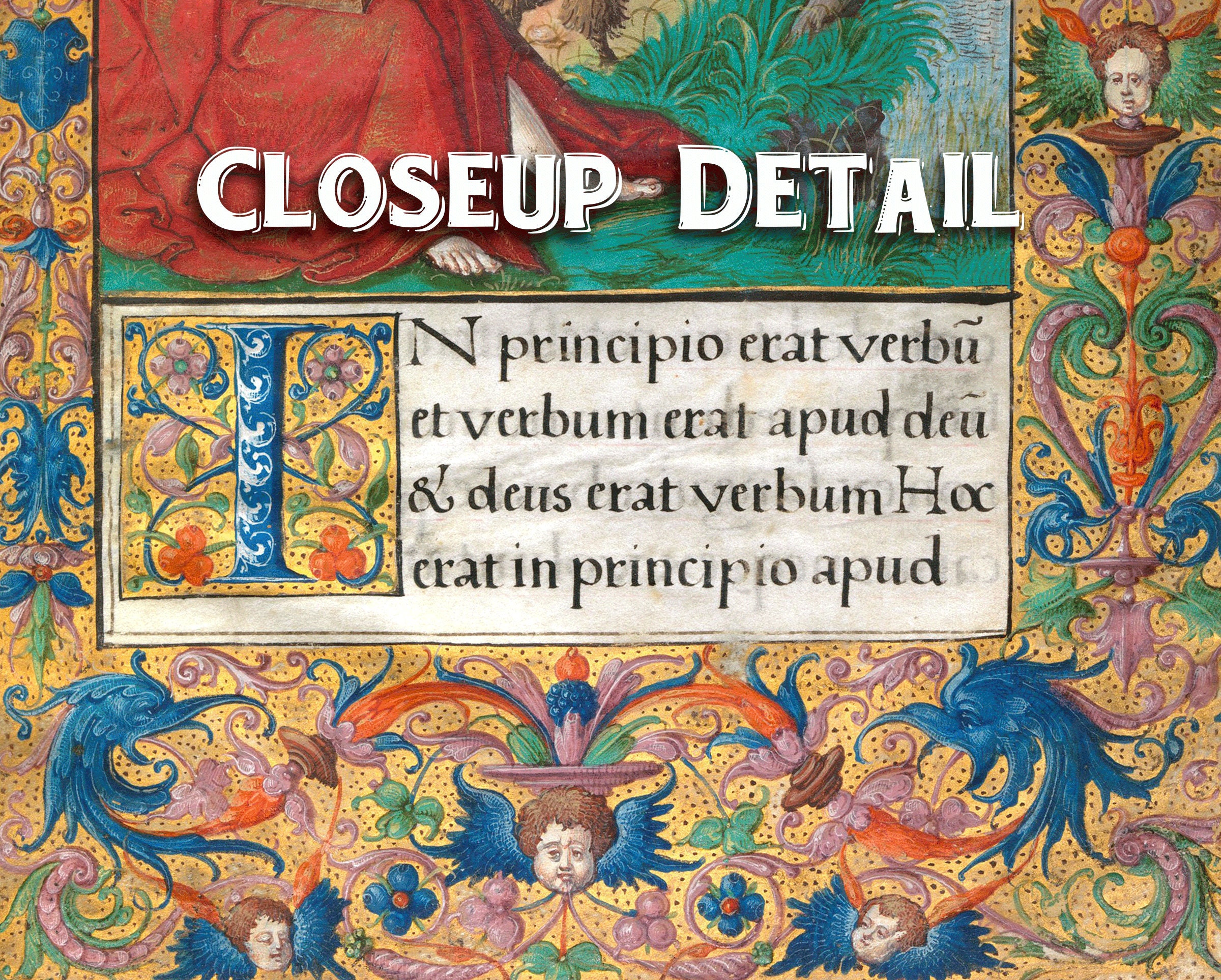 中世の装飾写本画像セット 3、デジタルダウンロード、商用利用可能な