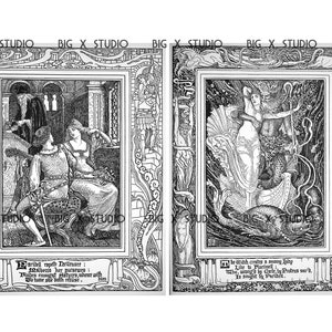 Medieval Renaissance Engraving Woodcut Images / Digital - Etsy