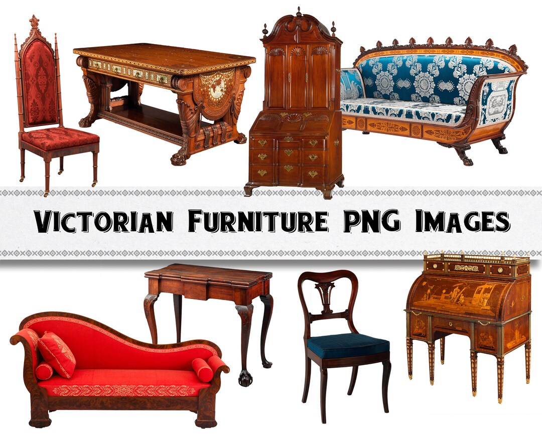 Victorian Furniture PNG Images / Digital Download / Commercial Use ...