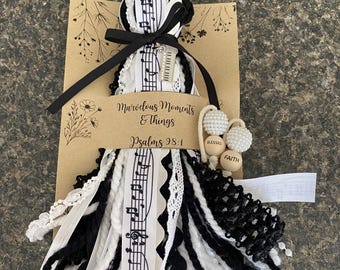 Music Notes Bible Tassel