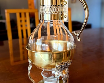 Vintage Corning Coffee Warmer Set – Heat-Proof Glass, Carafe / Pitcher