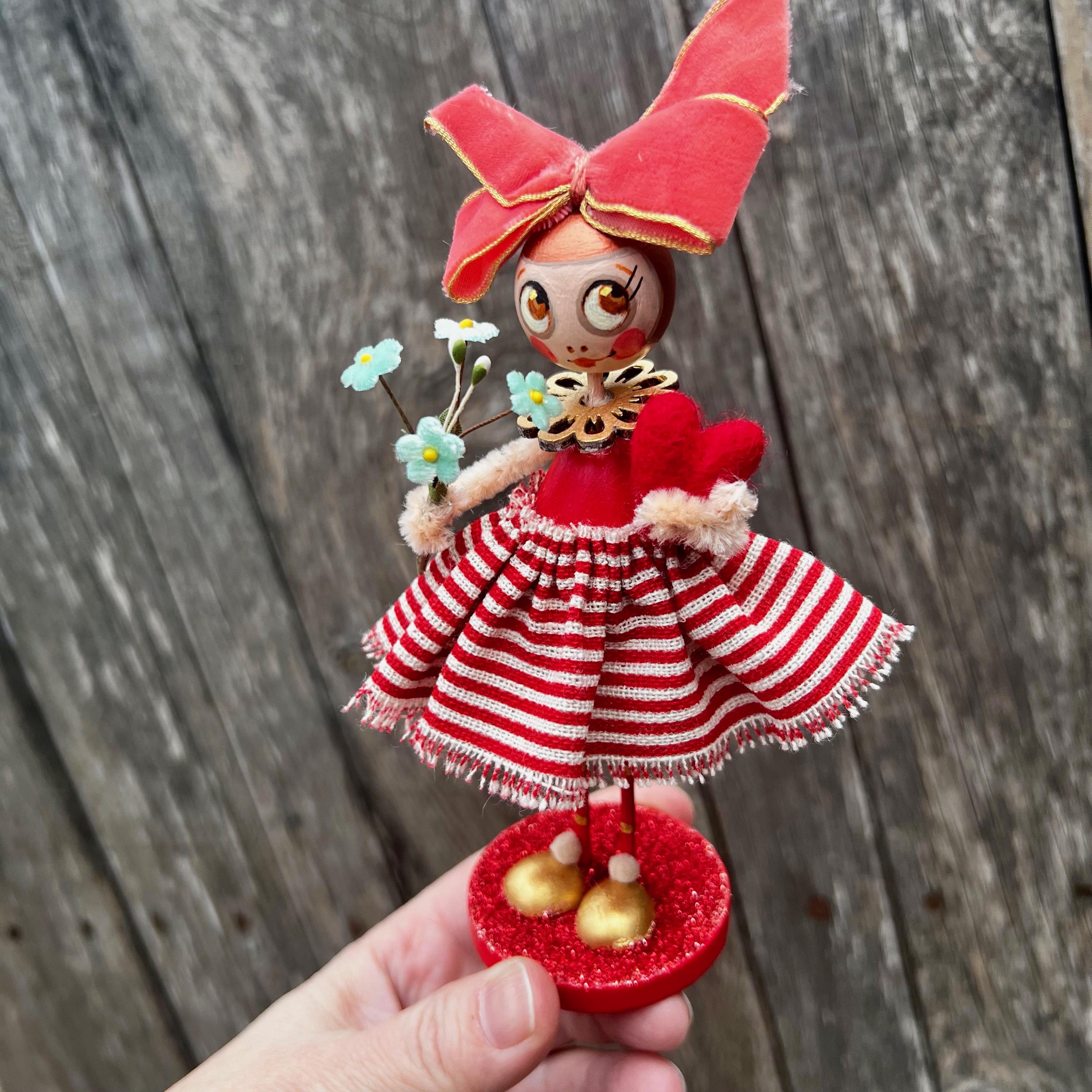 Vintage Betty Boop Wood Doll - Etsy