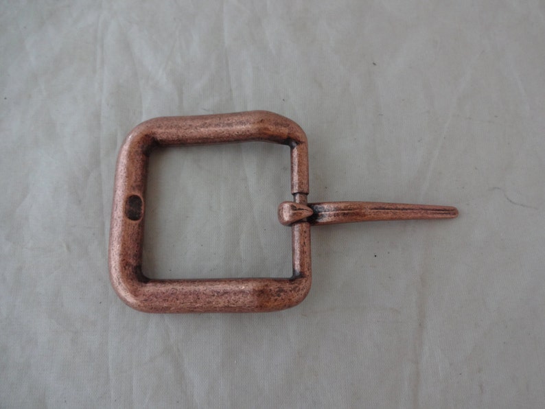Beefy Belt Buckle Antiqued Copper Weaver Leather Utility Etsy