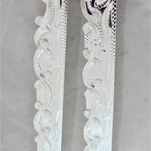 Santa Anna Bars Hansen Western Gear Engraved Silver Plate Headstall Belt Trim Hardware Horse Show Pair Halter
