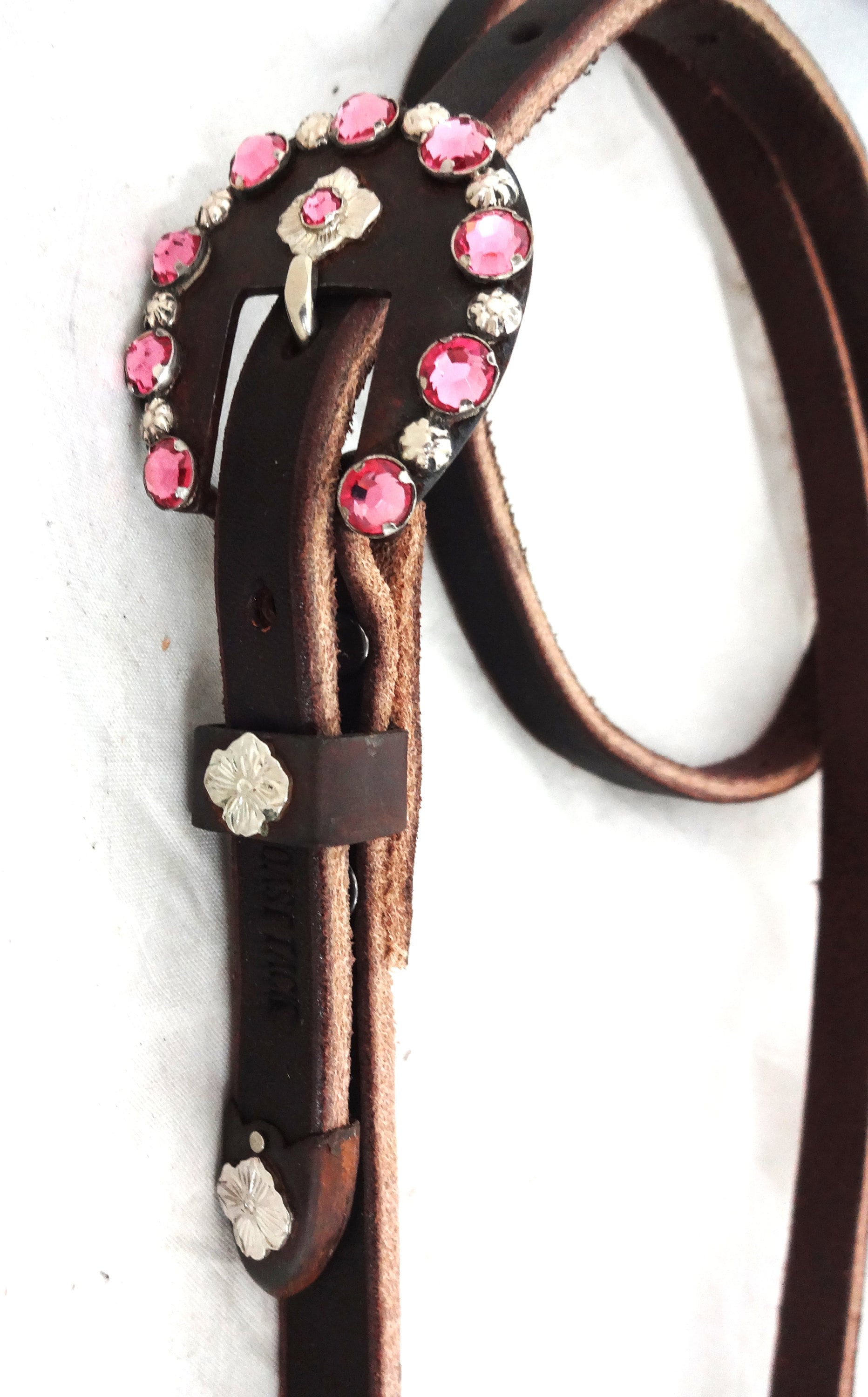 Bosal En Cuir De Kangourou Tressé Prana Ranch – Bride Ronde Personnalisée Pour Un Confort Extrême (neuf Avec Petits Défauts)