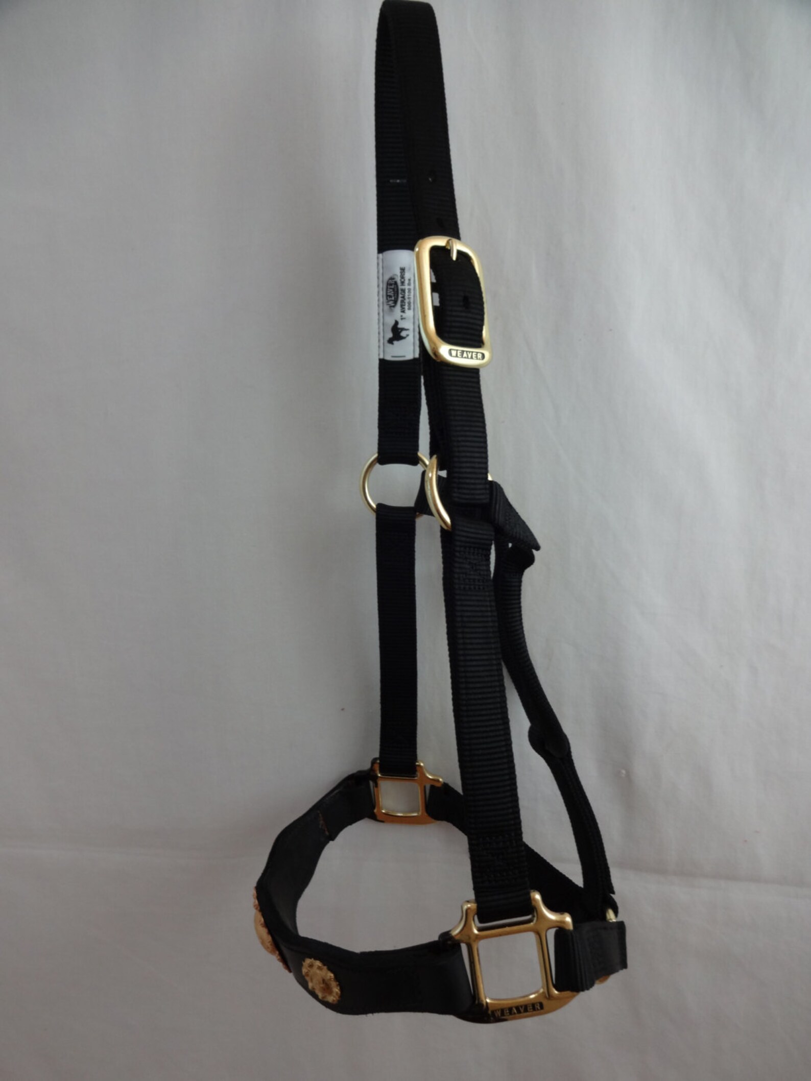 Bandeau de nez attache cuir bronc cheval HALTER attaché corde
