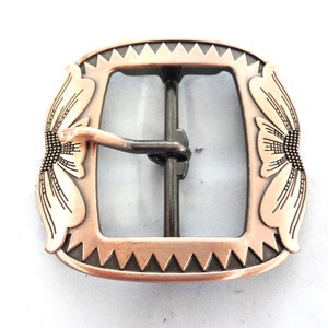 Saltlick Jeremiah Watt Antiqued Copper Western Belt Buckle Horse Tack Sizes New
