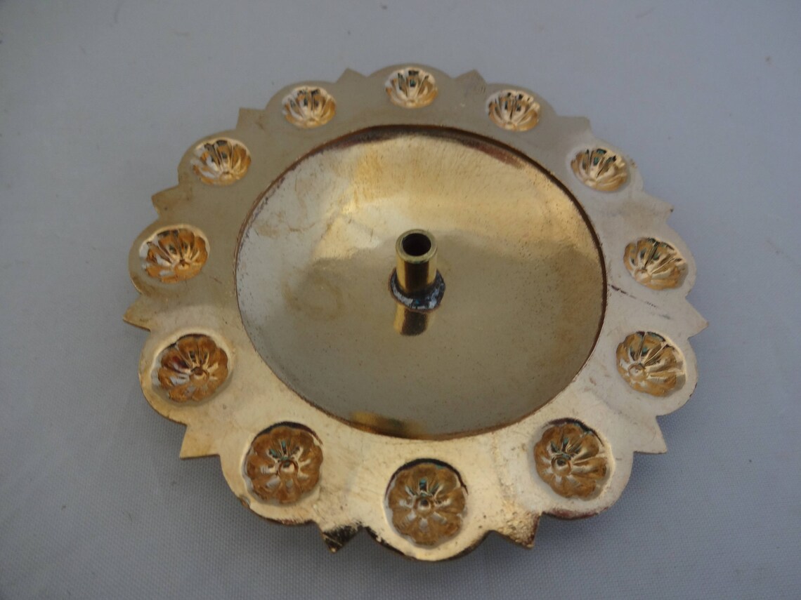 Engraved Brass Yuma Berry Hansen Western Gear Screw Back Etsy