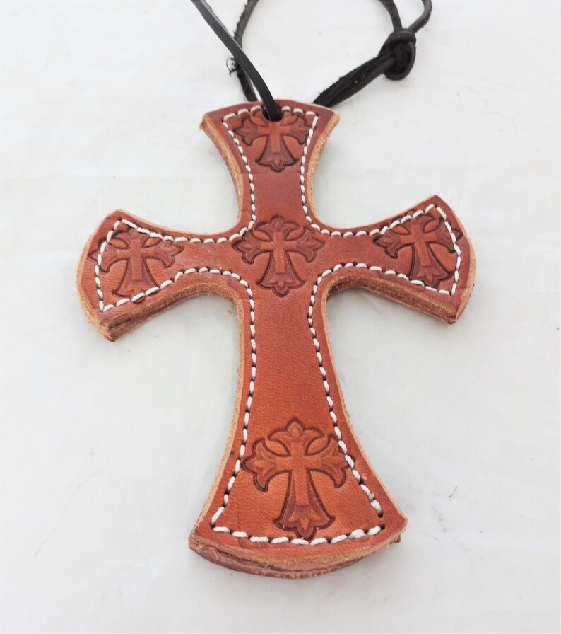 Saddle Cross Leather Stamped Crosses West Coast Tack Western Etsy