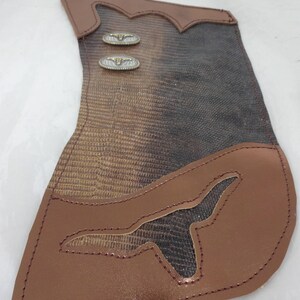 Lil Buckaroo Chap Western Christmas Stocking Rodeo Steerhead Longhorn Glitter Exotic Print Conchos Sock Cowboy Cowgirl