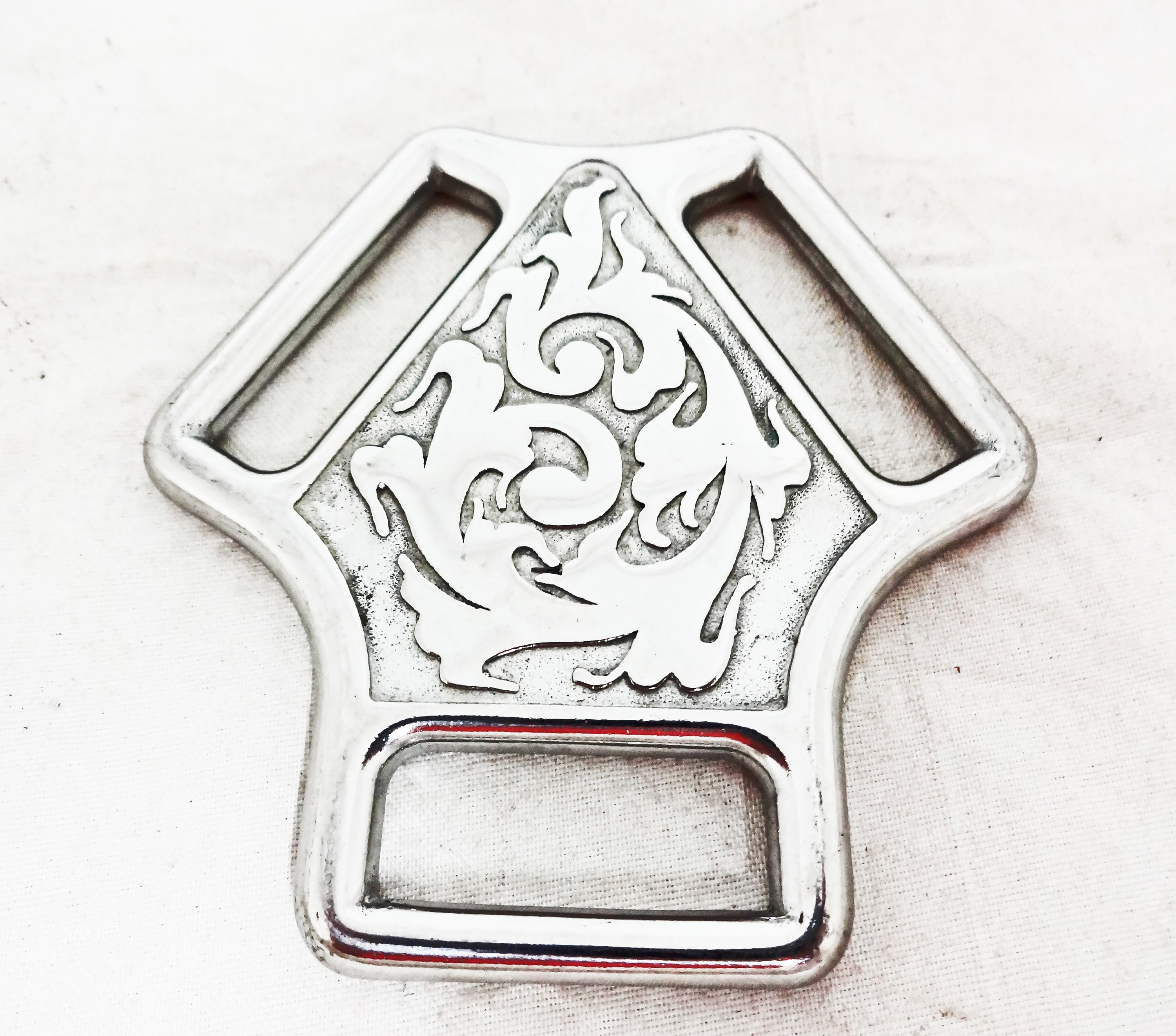 Anello Collare Seno Jeremiah Watt &ndash; Martingala In Acciaio Inox Per Cavallo Nero Nuovo