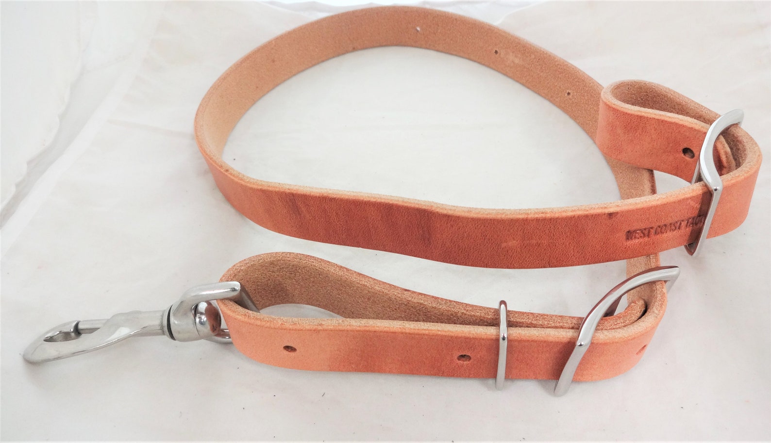 New! Harness Leather Tie Down Strap