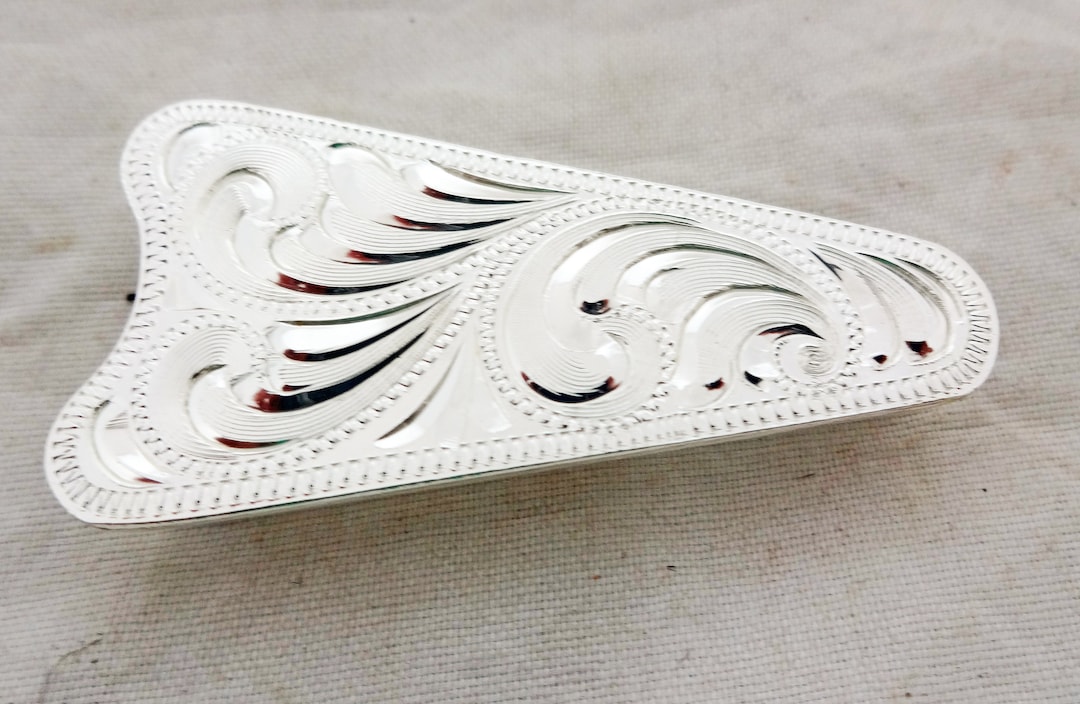 Foulard Coulissant Hansen Western Gear Cowboy - Concho En Argent 1 1/2" - Style Western Neuf