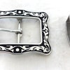 Jeu De 6 Vis Pour Selle De Cheval - Plaque Argentée - Style Hansen Conchos - Neuf