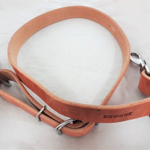 Neue Hermann Eiche Geschirr Leder Krawatte Down Strap Western Horse Tack 1&quot; Rodeo Tiedown Edelstahl Snaps Optionen