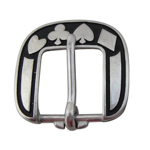 Neuer Jeremiah Watt Heel Bar Buckle Card Suit Edelstahl Western Horse Tack Hardware