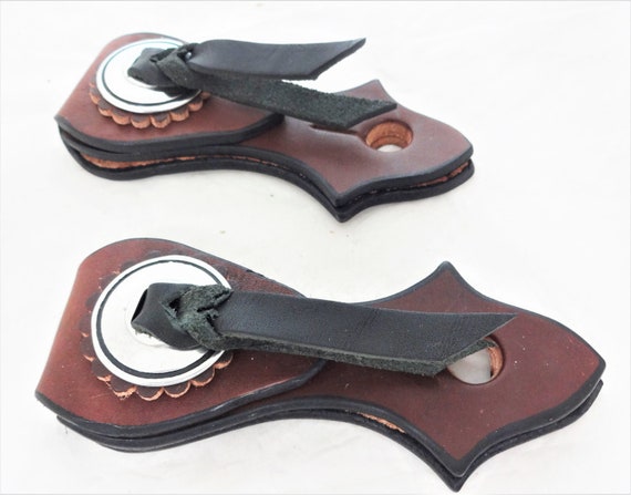 Slobber Straps Rich Brown Harness Leather Horse Tack Mecate Reins