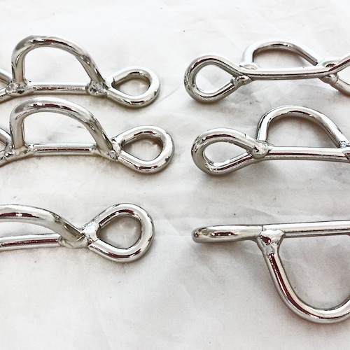 Lot Of 6 Noseband Tie Down Dees Hardware Metal Tiedown Horse Etsy