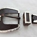 Antiqued Pinpoints and Twisted Rope Trim Buckle | Montana Silversmiths