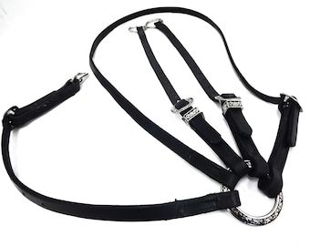 Riendas Web Con Hebillas, 5 Paradas, Tapón De Martingala