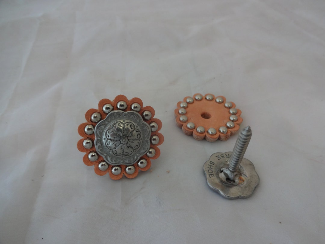 Boucles Ceinture Cheval Jeremiah Watt Conchos Paire De Boucles De