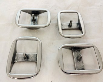 Set of 4 Stainless Steel Heavy Duty Conway Buckles Horse Tack Belts Reins Tie Downs Hardware