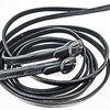 West Coast Tack Black Hermann Oak Harness Leather Split Reins With Water Ties – Horse Tack (Various Sizes)