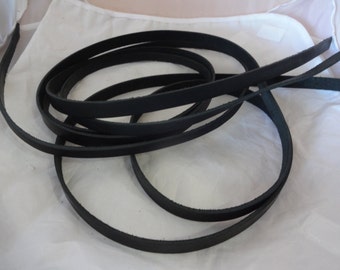Pair Black Latigo Saddle Strings Weaver Leather Lengths Widths Horse Tack Motorcycle Ties Thongs Laces
